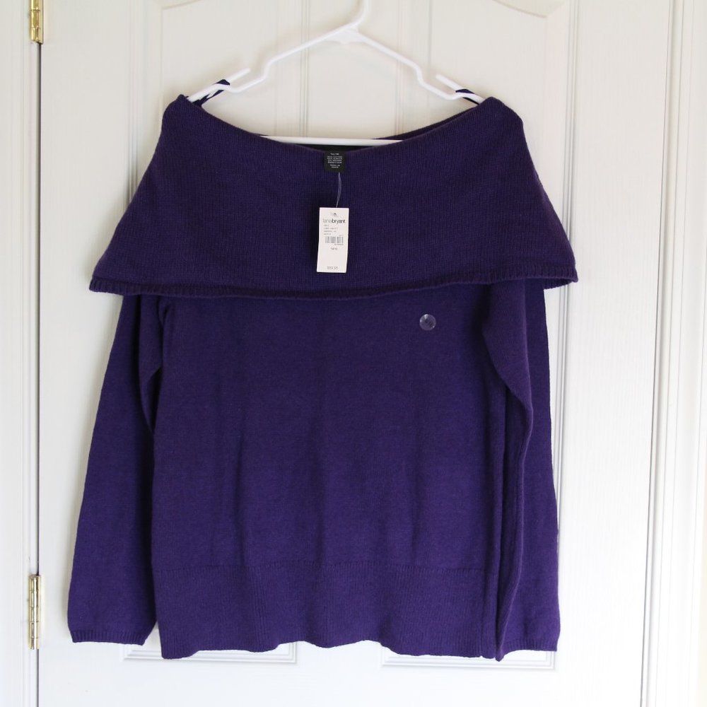 NWT Purple Lane Bryant Sweater Sz 14/16